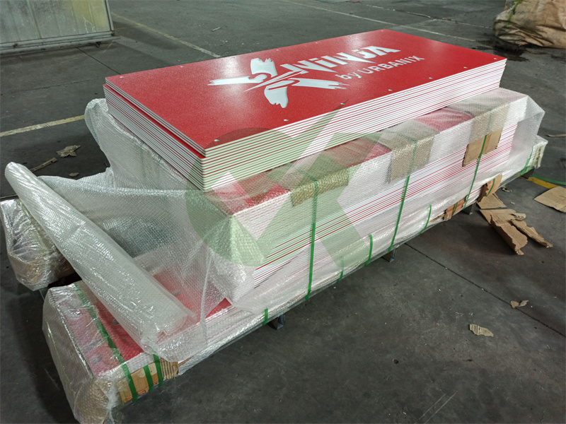 working with CONSTRUCTION high density polyethylene sheets